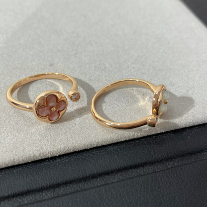 [Echo Fine ]SUN 1 DIAMOND PINK MOP RING