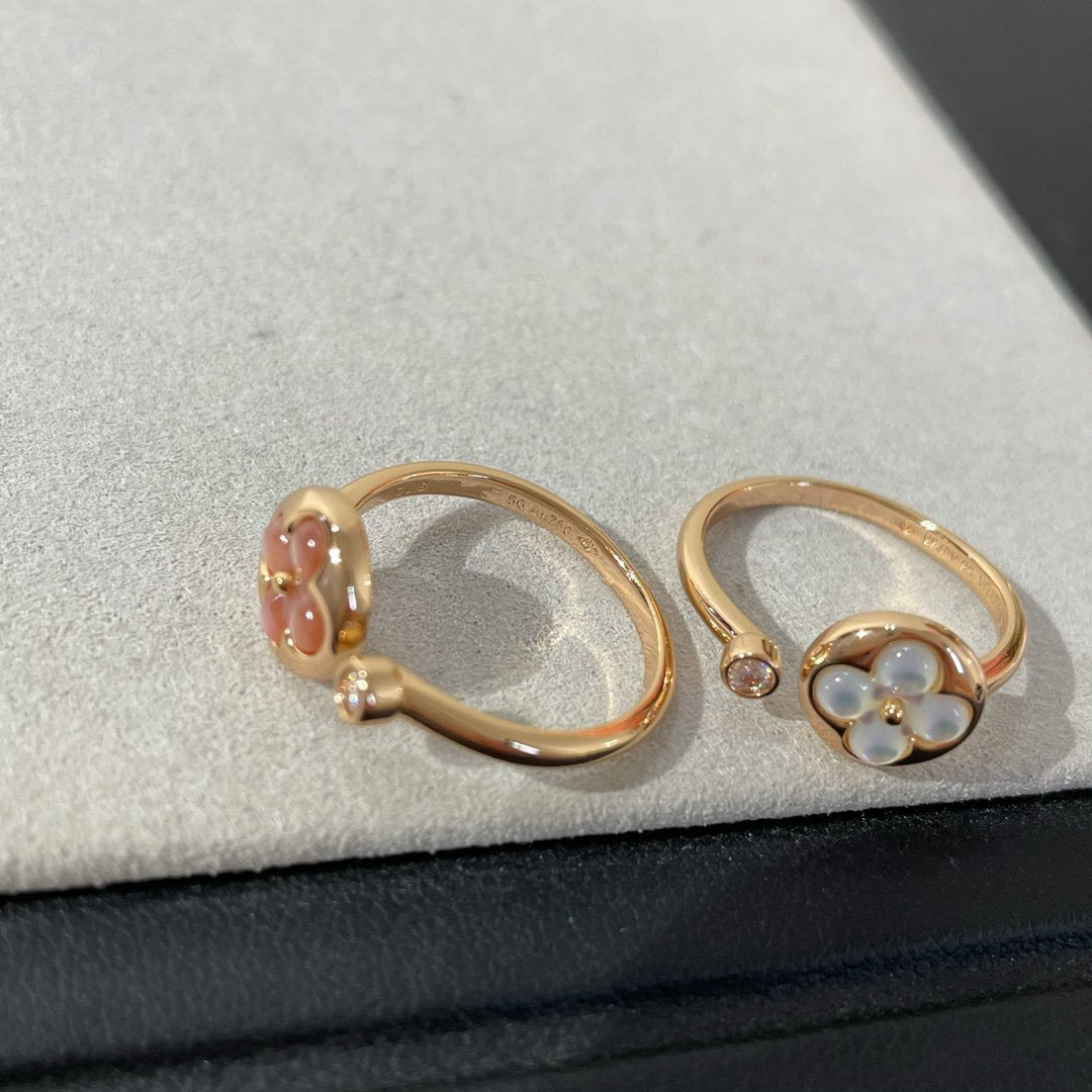 [Echo Fine ]SUN 1 DIAMOND PINK MOP RING