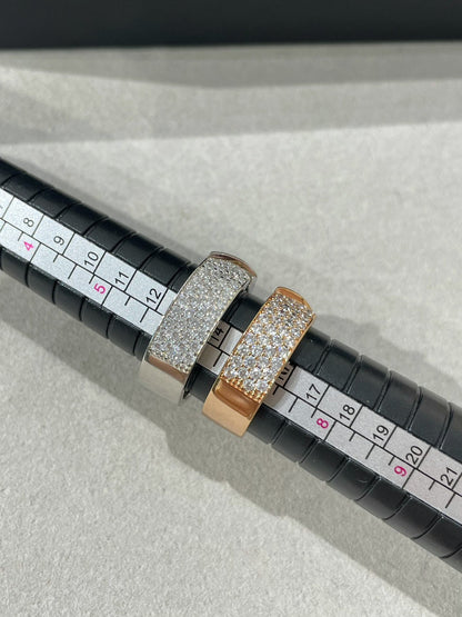 [Echo Fine ]LIENS EVIDENCE  DIAMOND PAVED RING