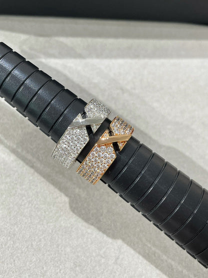 [Echo Fine ]LIENS EVIDENCE  DIAMOND PAVED RING