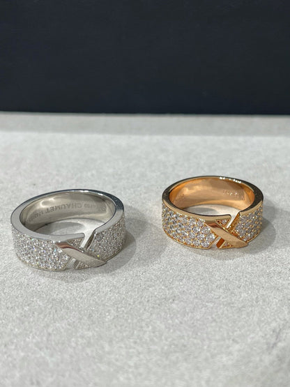 [Echo Fine ]LIENS EVIDENCE  DIAMOND PAVED RING