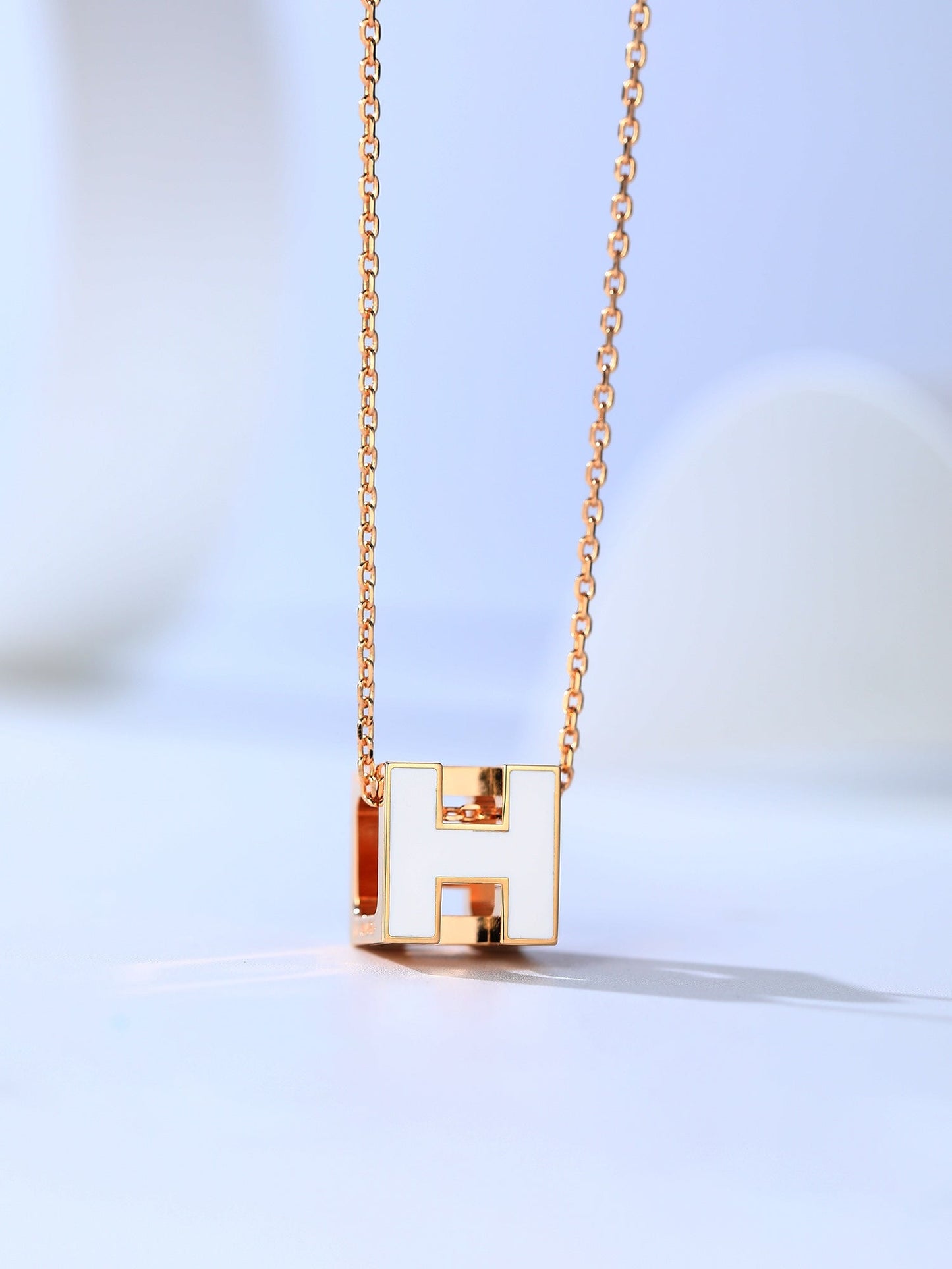 [Echo Fine ]H CAGE PINK GOLD NECKLACE
