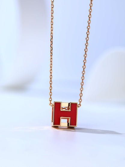 [Echo Fine ]H CAGE PINK GOLD NECKLACE