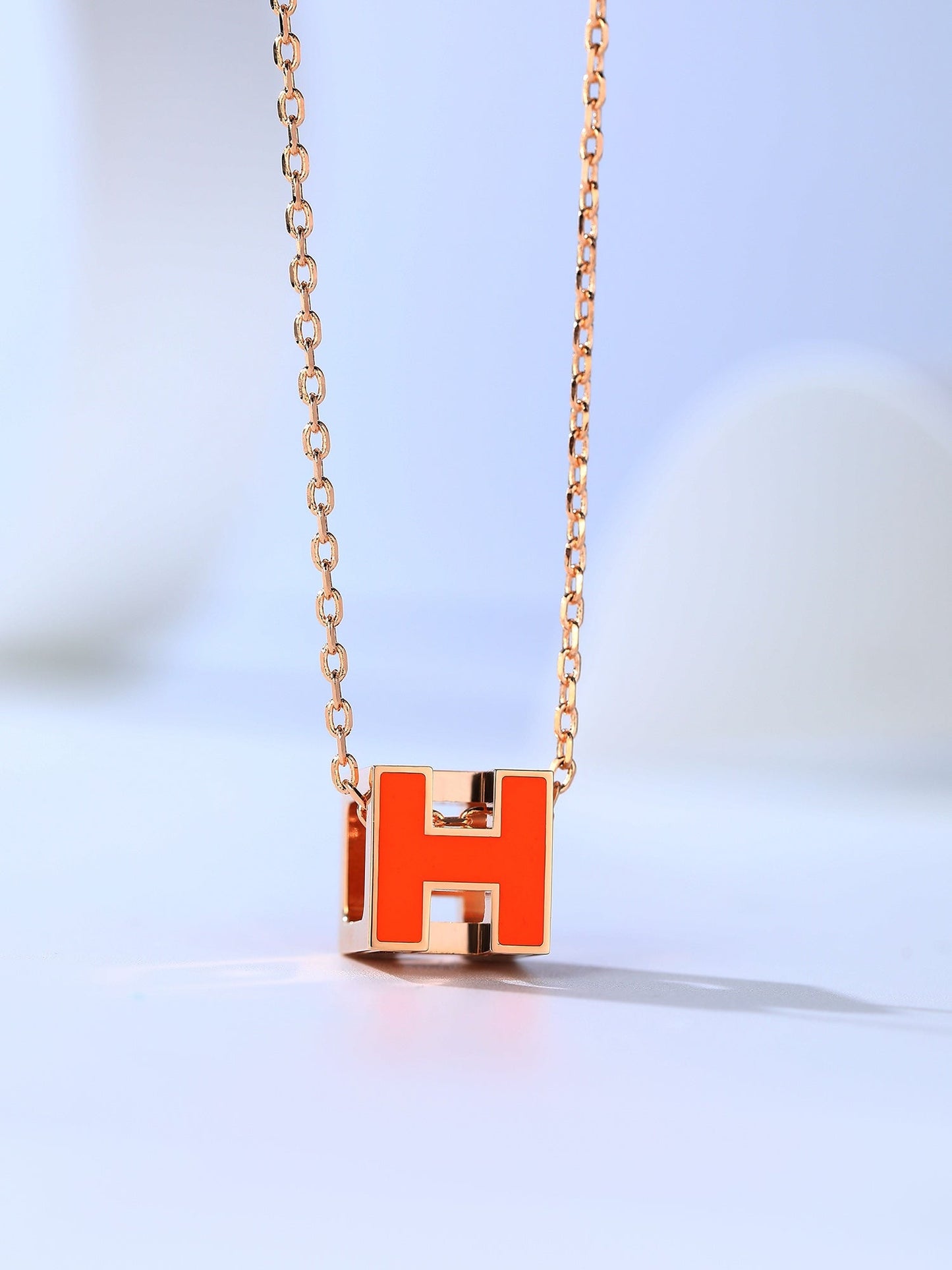 [Echo Fine ]H CAGE PINK GOLD NECKLACE
