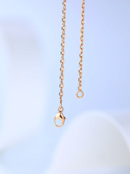 [Echo Fine ]H CAGE PINK GOLD NECKLACE