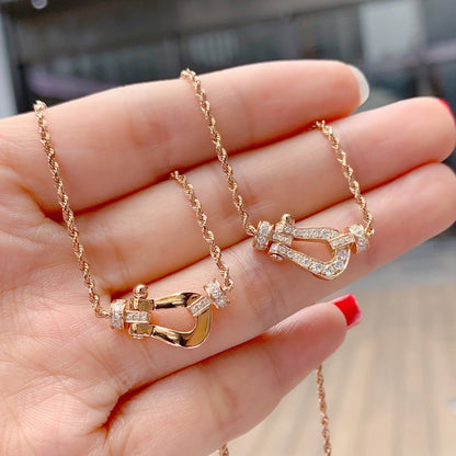 [Echo Fine ]FORCE 10 PINK GOLD DIAMOND NECKLACE