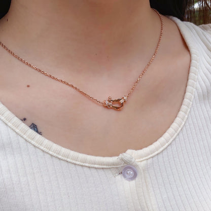 [Echo Fine ]FORCE 10 PINK GOLD DIAMOND NECKLACE