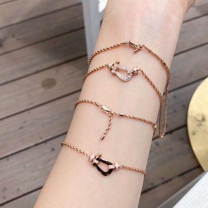 [Echo Fine ]FORCE 10 PINK GOLD DIAMOND NECKLACE