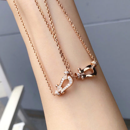 [Echo Fine ]FORCE 10 PINK GOLD DIAMOND NECKLACE