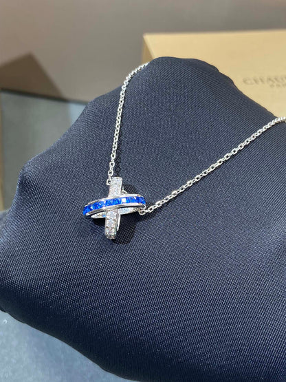 [Echo Fine ]LIENS DIAMOND SILVER NECKLACE