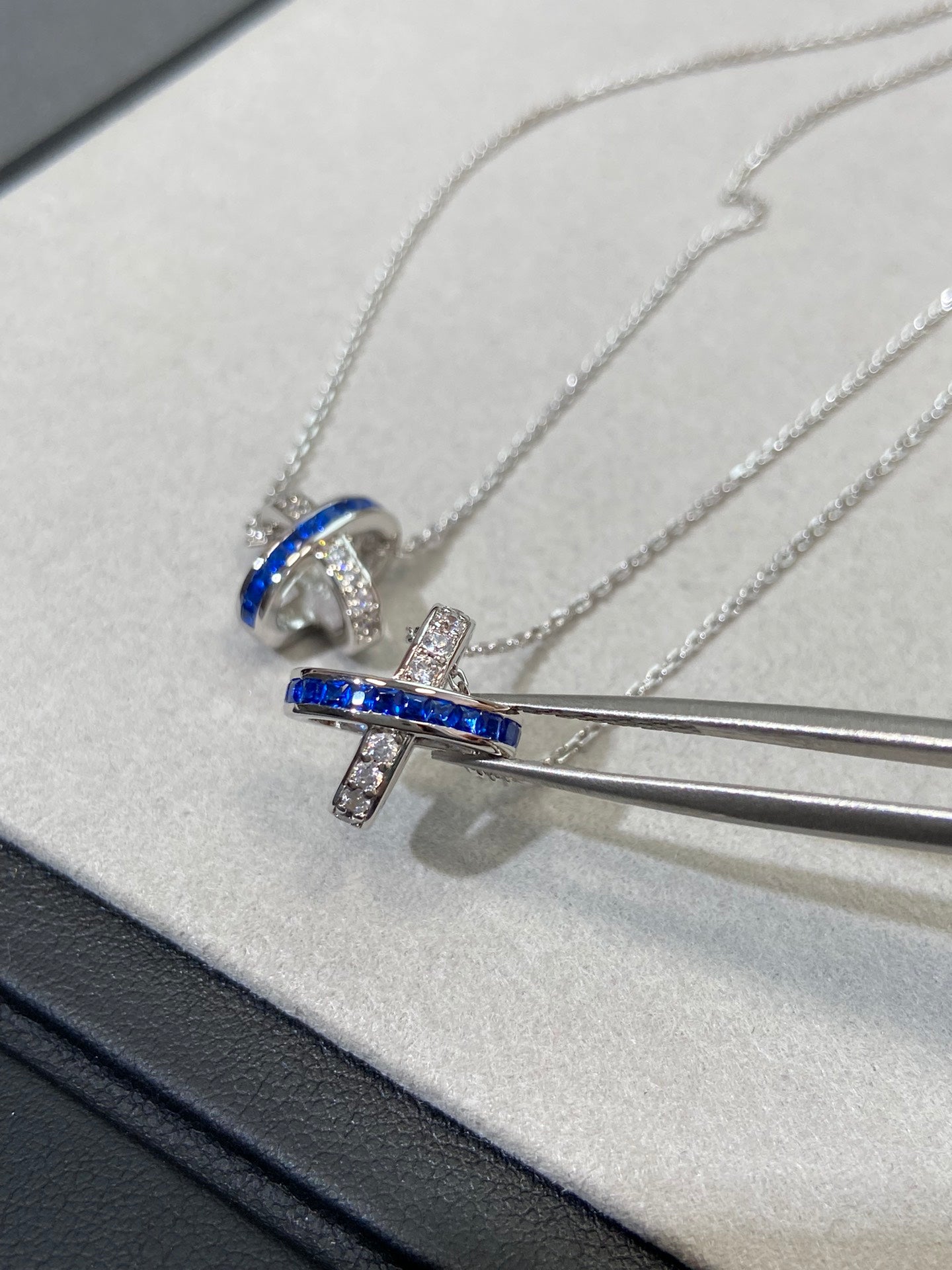 [Echo Fine ]LIENS DIAMOND SILVER NECKLACE