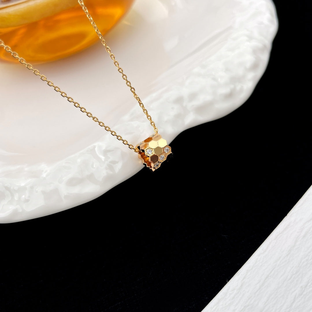 [Echo Fine ]BEE MINI PEDANT DIAMOND NECKLACE