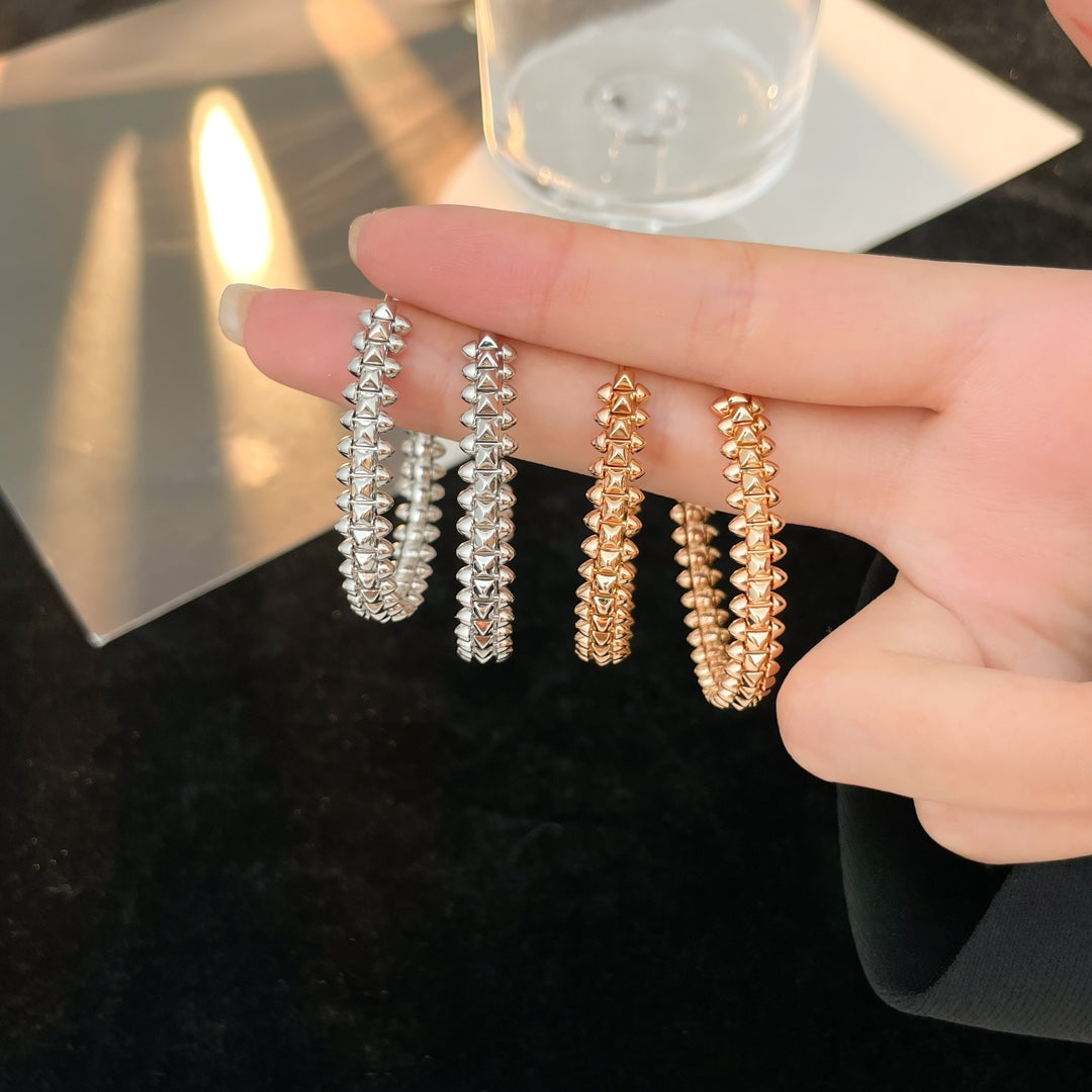[Echo Fine ]CLASH HOOP EARRINGS