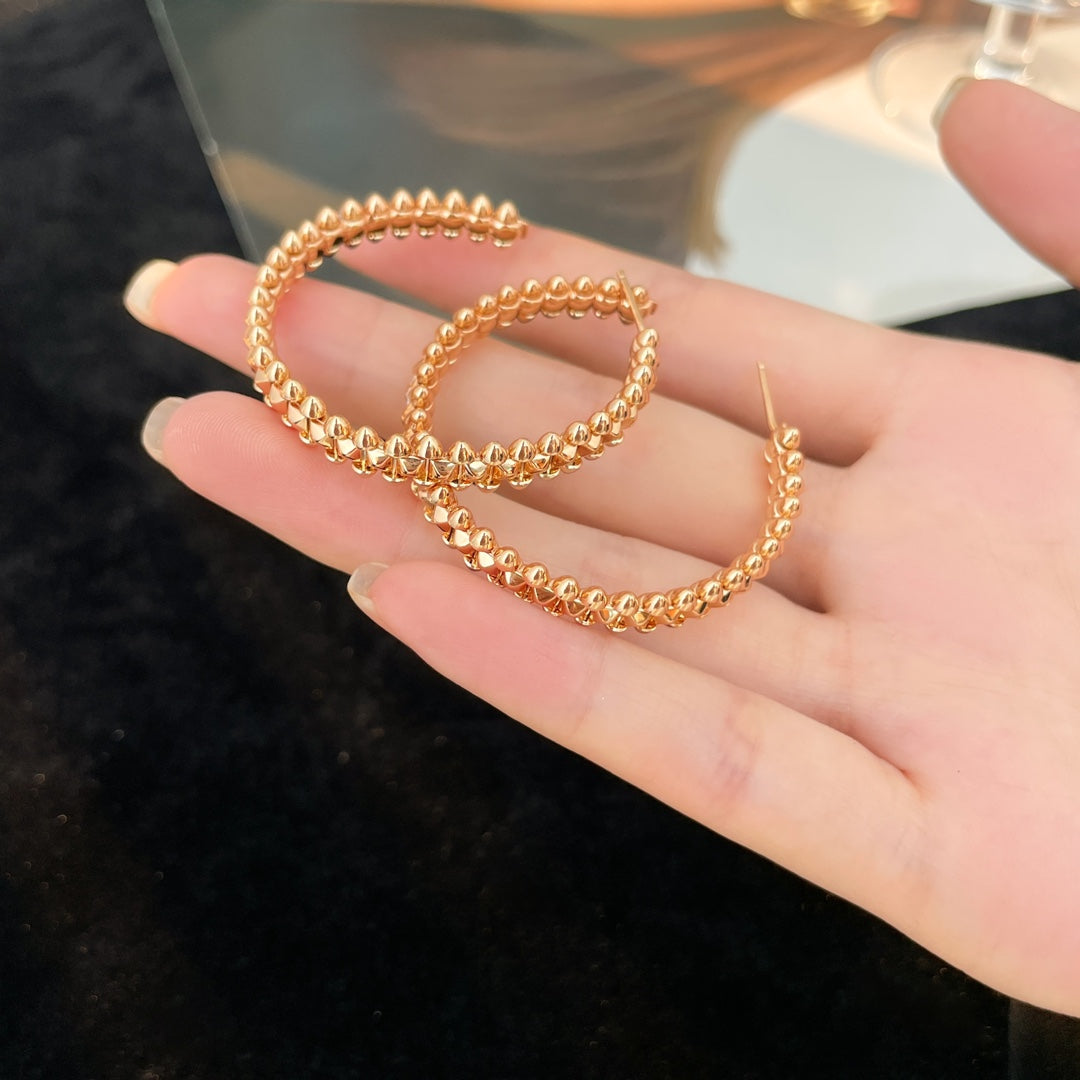 [Echo Fine ]CLASH HOOP EARRINGS