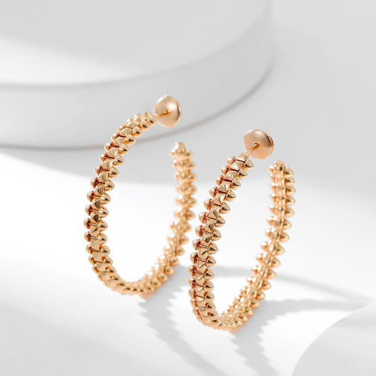 [Echo Fine ]CLASH HOOP EARRINGS