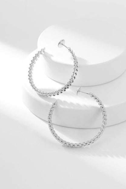 [Echo Fine ]CLASH HOOP EARRINGS