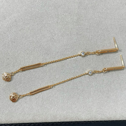 [Echo Fine ]CHAINE CHAOS DIAMOND DROP EARRINGS