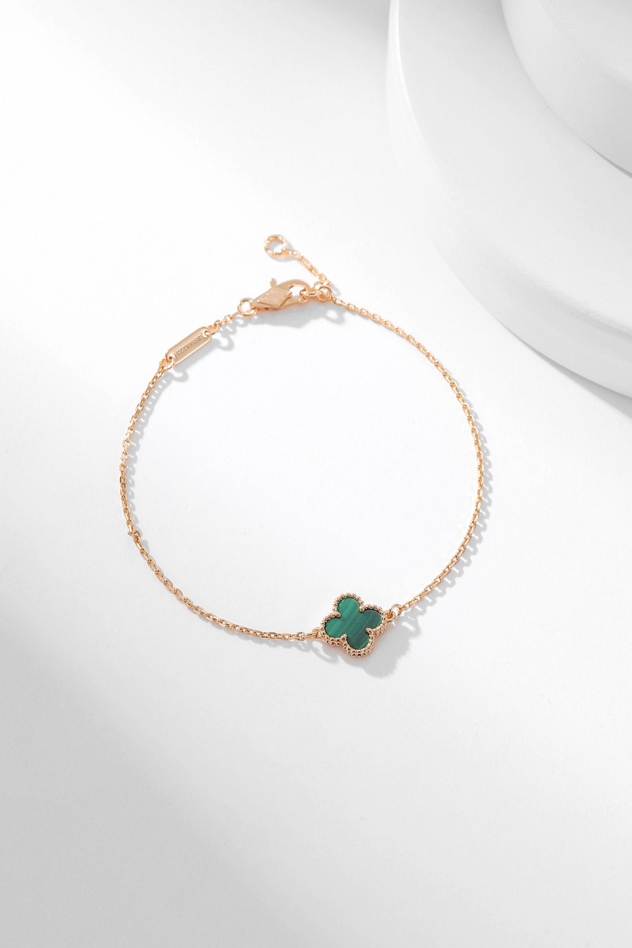 [Echo Fine ]CLOVER BRACELET MALACHITE 1 MOTIF