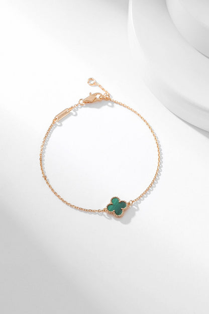 [Echo Fine ]CLOVER BRACELET MALACHITE 1 MOTIF