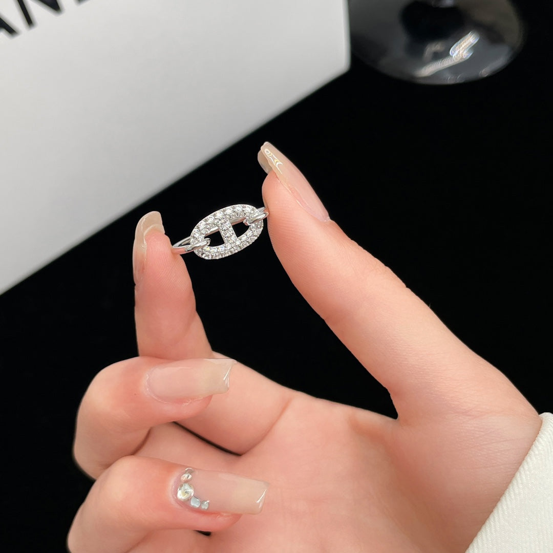 [Echo Fine ]RONDE SMALL SILVER DIAMOND RING