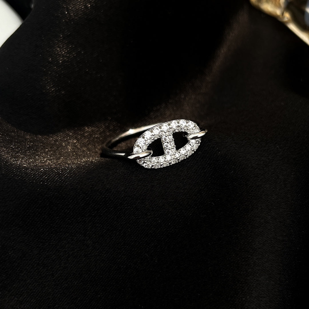 [Echo Fine ]RONDE SMALL SILVER DIAMOND RING
