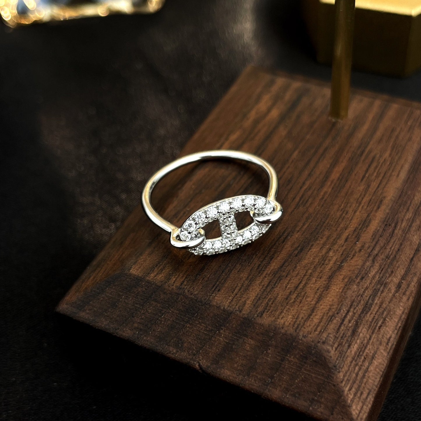 [Echo Fine ]RONDE SMALL SILVER DIAMOND RING