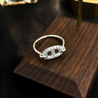 [Echo Fine ]RONDE SMALL SILVER DIAMOND RING