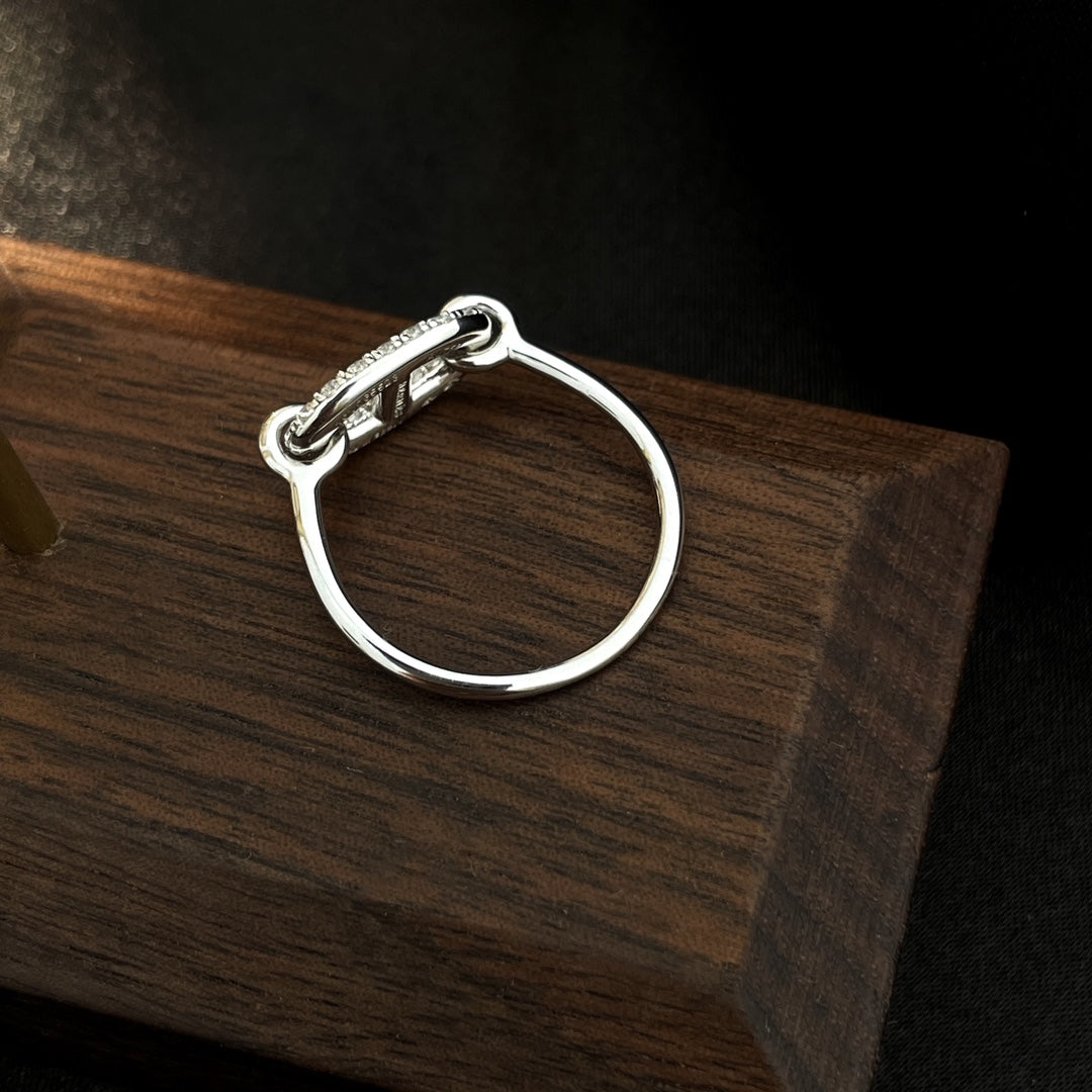 [Echo Fine ]RONDE SMALL SILVER DIAMOND RING