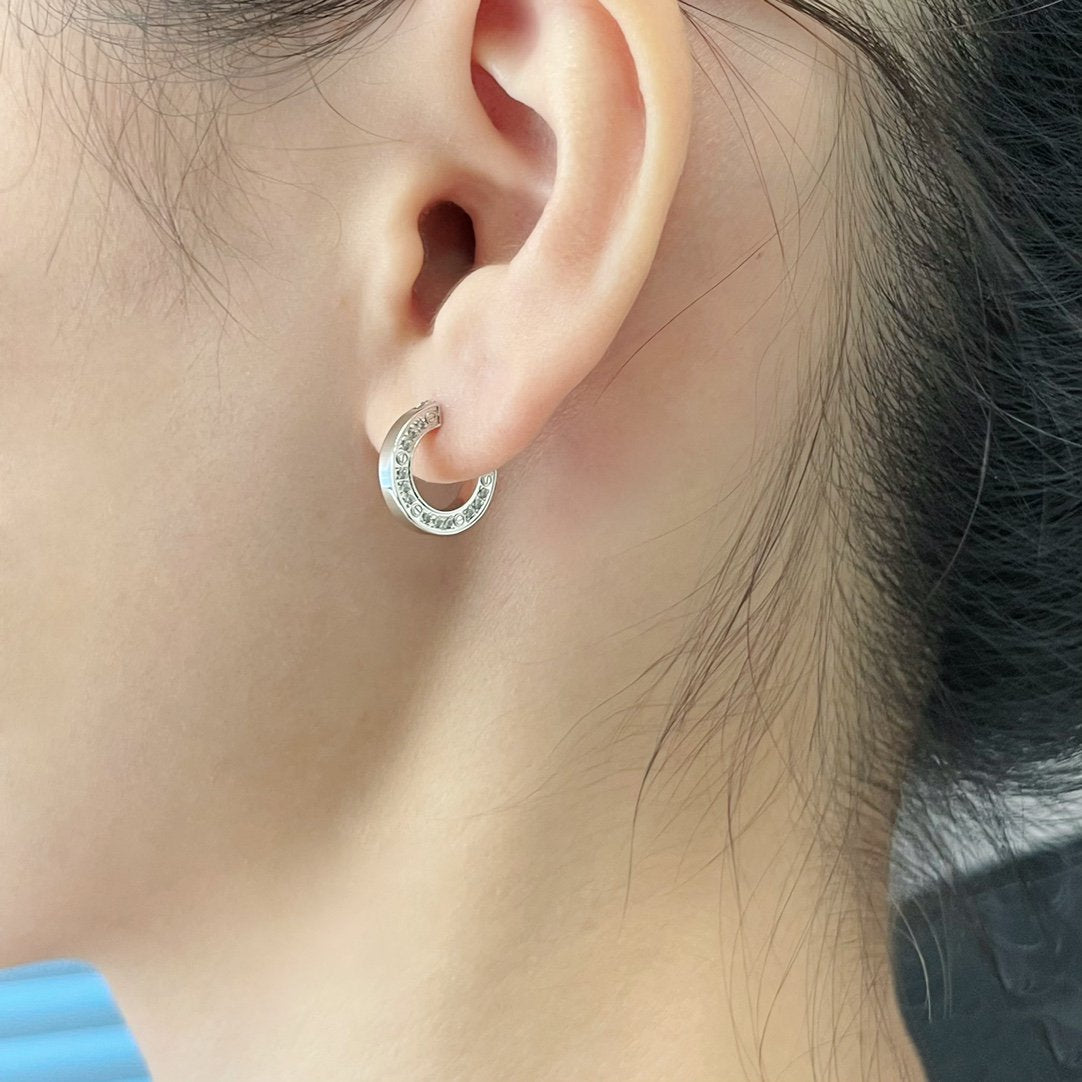 [Echo Fine ]LOVE DIAMOND EARRINGS