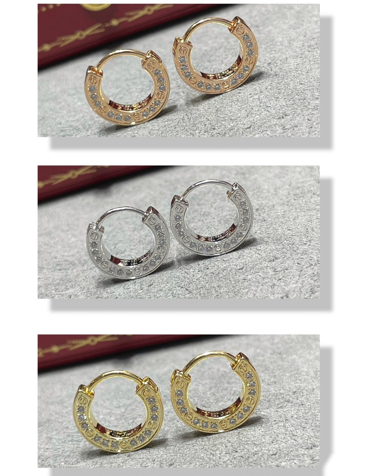 [Echo Fine ]LOVE DIAMOND EARRINGS