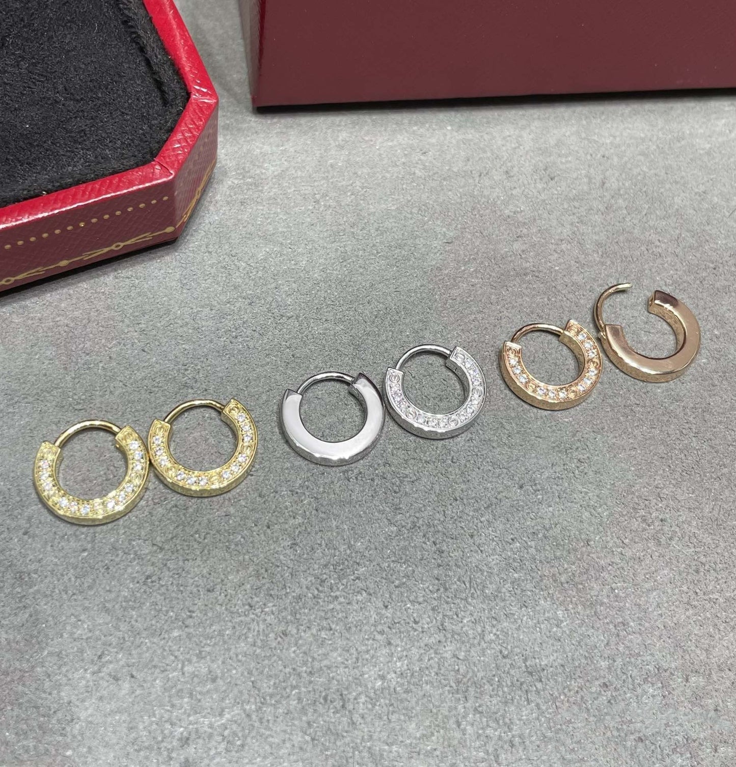 [Echo Fine ]LOVE DIAMOND EARRINGS