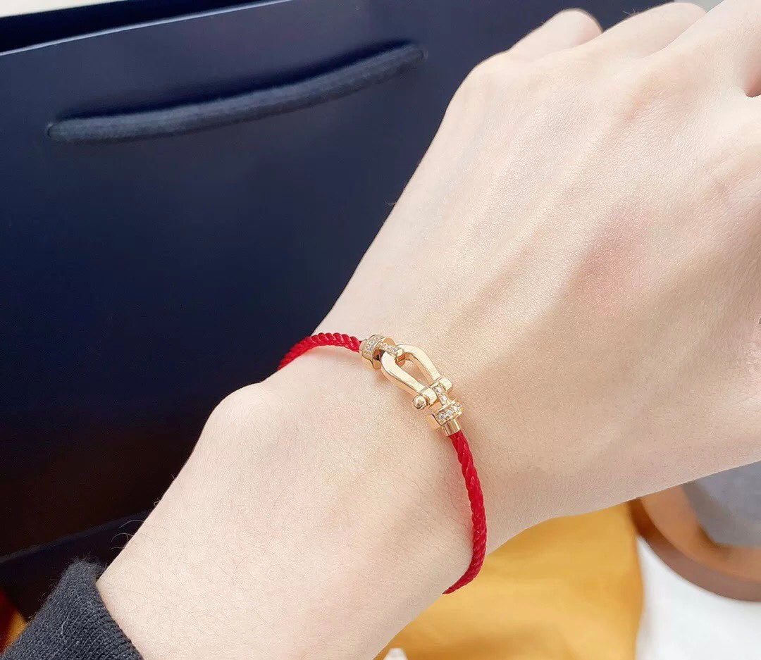 [Echo Fine ]FORCE 10 HALF DIAMOND PINK GOLD RED CORDERI LARGE AND MEDIUM MODEL