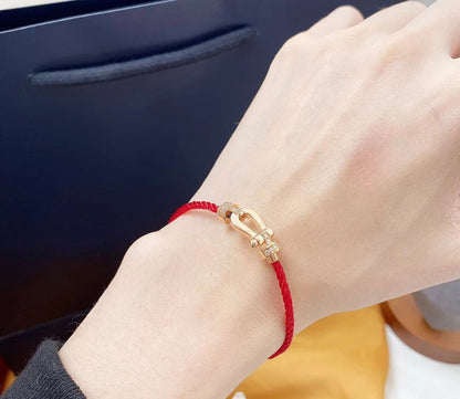 [Echo Fine ]FORCE 10 HALF DIAMOND PINK GOLD RED CORDERI LARGE AND MEDIUM MODEL