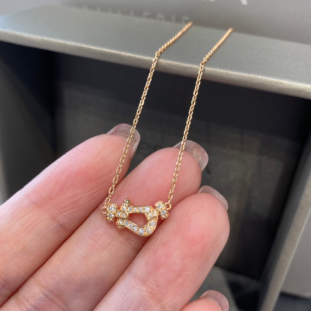 [Echo Fine ]FORCE 10 DIAMOND PINK GOLD NECKLACE MINI MODEL