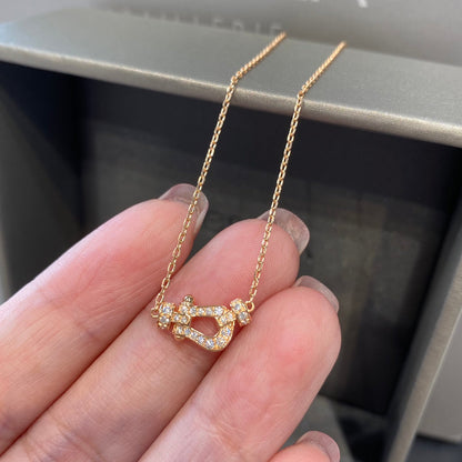 [Echo Fine ]FORCE 10 DIAMOND PINK GOLD NECKLACE MINI MODEL