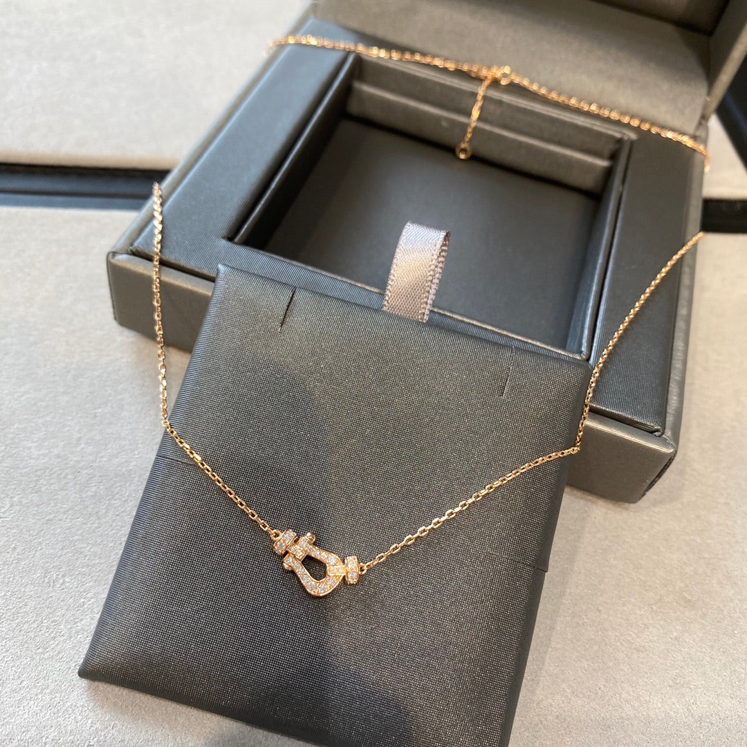 [Echo Fine ]FORCE 10 DIAMOND PINK GOLD NECKLACE MINI MODEL