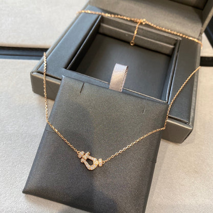 [Echo Fine ]FORCE 10 DIAMOND PINK GOLD NECKLACE MINI MODEL