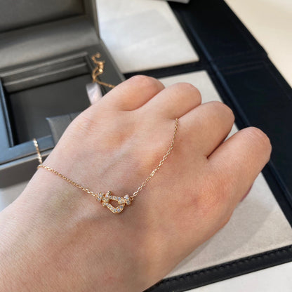 [Echo Fine ]FORCE 10 DIAMOND PINK GOLD NECKLACE MINI MODEL
