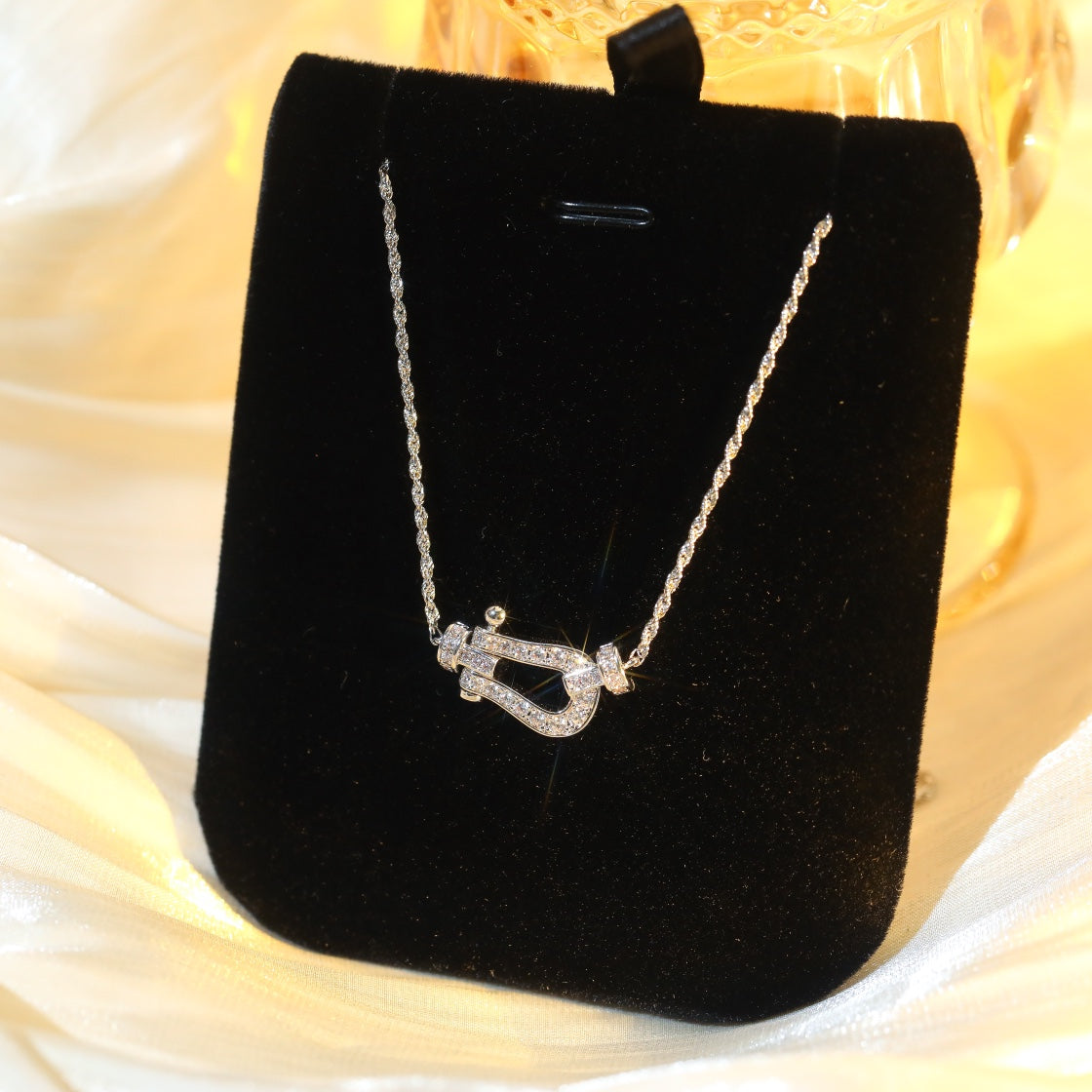 [Echo Fine ]FORCE 10 DIAMOND SILVER NECKLACE MINI MODEL
