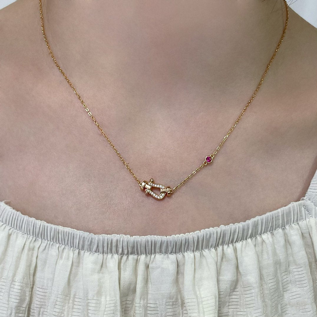 [Echo Fine ]FORCE 10 DIAMOND PINK GOLD NECKLACE