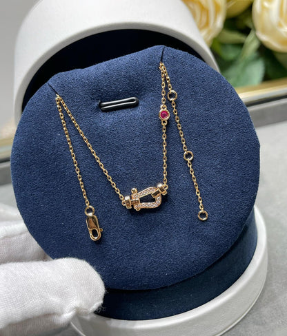 [Echo Fine ]FORCE 10 DIAMOND PINK GOLD NECKLACE