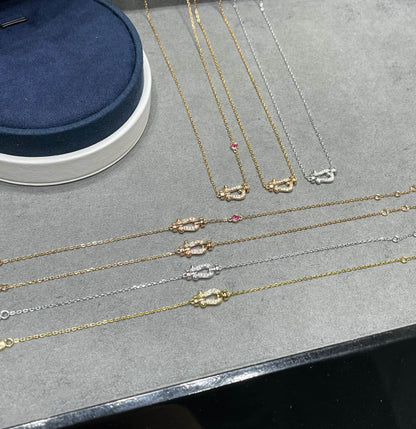 [Echo Fine ]FORCE 10 DIAMOND PINK GOLD NECKLACE
