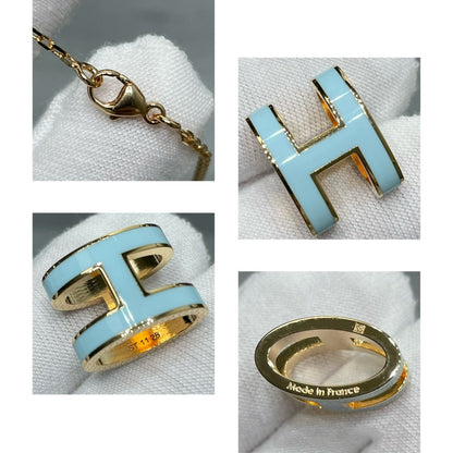 [Echo Fine ]POP H SKY BLUE NECKLACE
