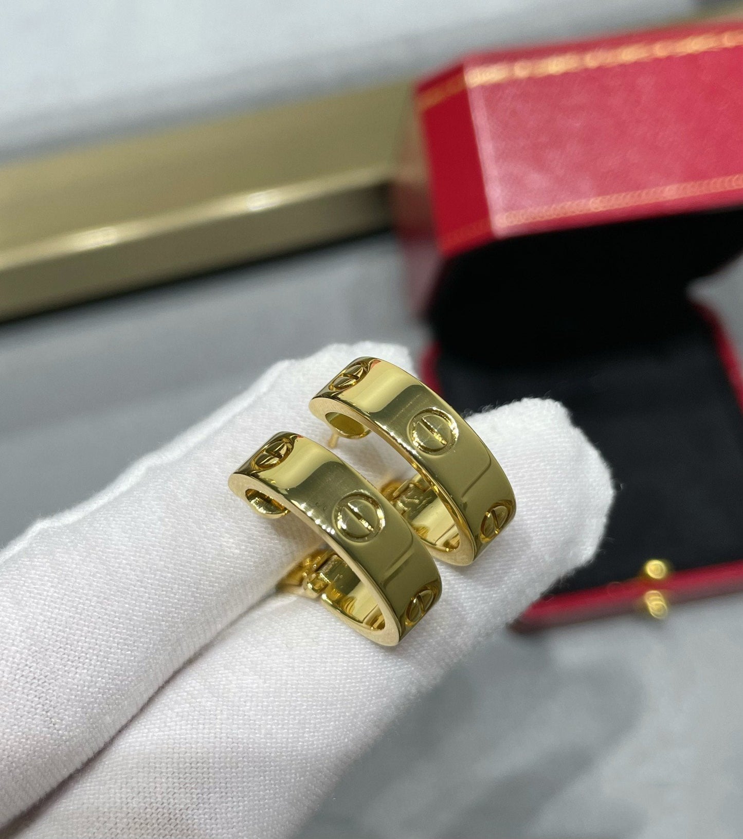 [Echo Fine ]LOVE 5.5MM EARRINGS