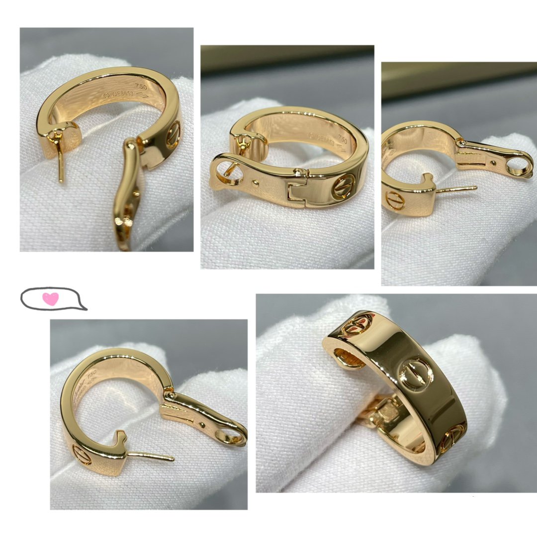 [Echo Fine ]LOVE 5.5MM EARRINGS