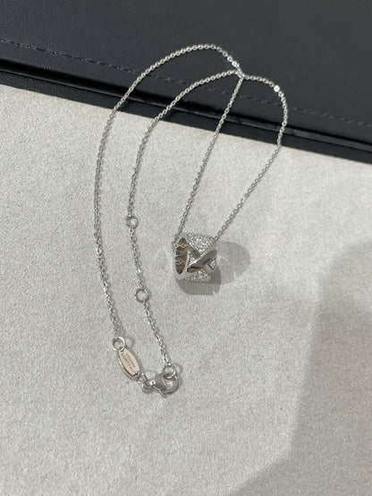 [Echo Fine ]LIENS EVIDENCE DIAMOND PAVED NECKLACE