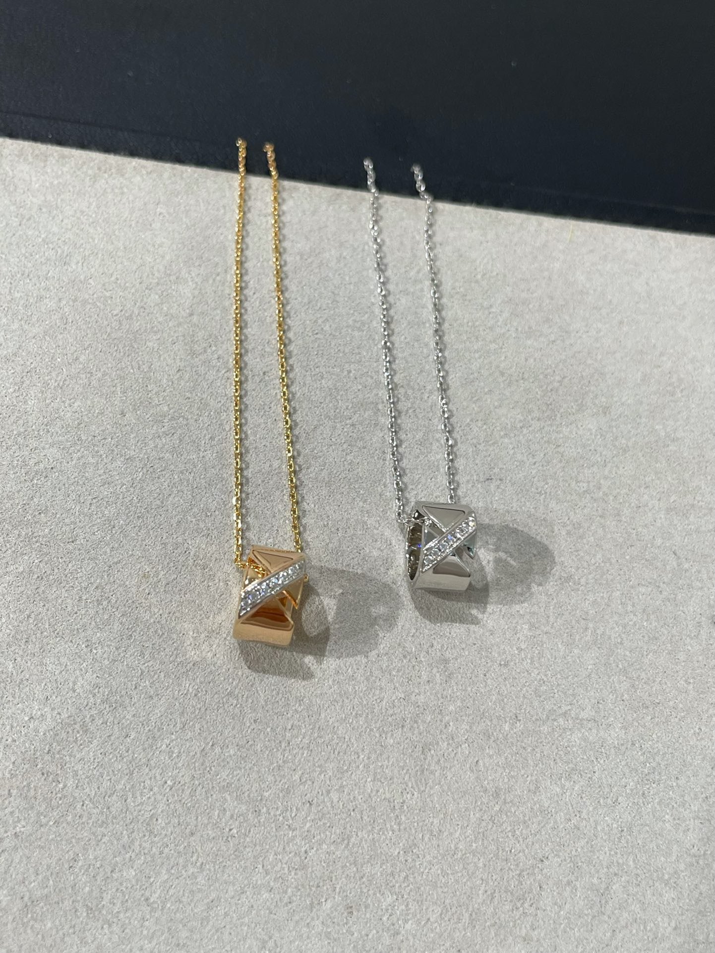 [Echo Fine ]LIENS EVIDENCE DIAMOND NECKLACE
