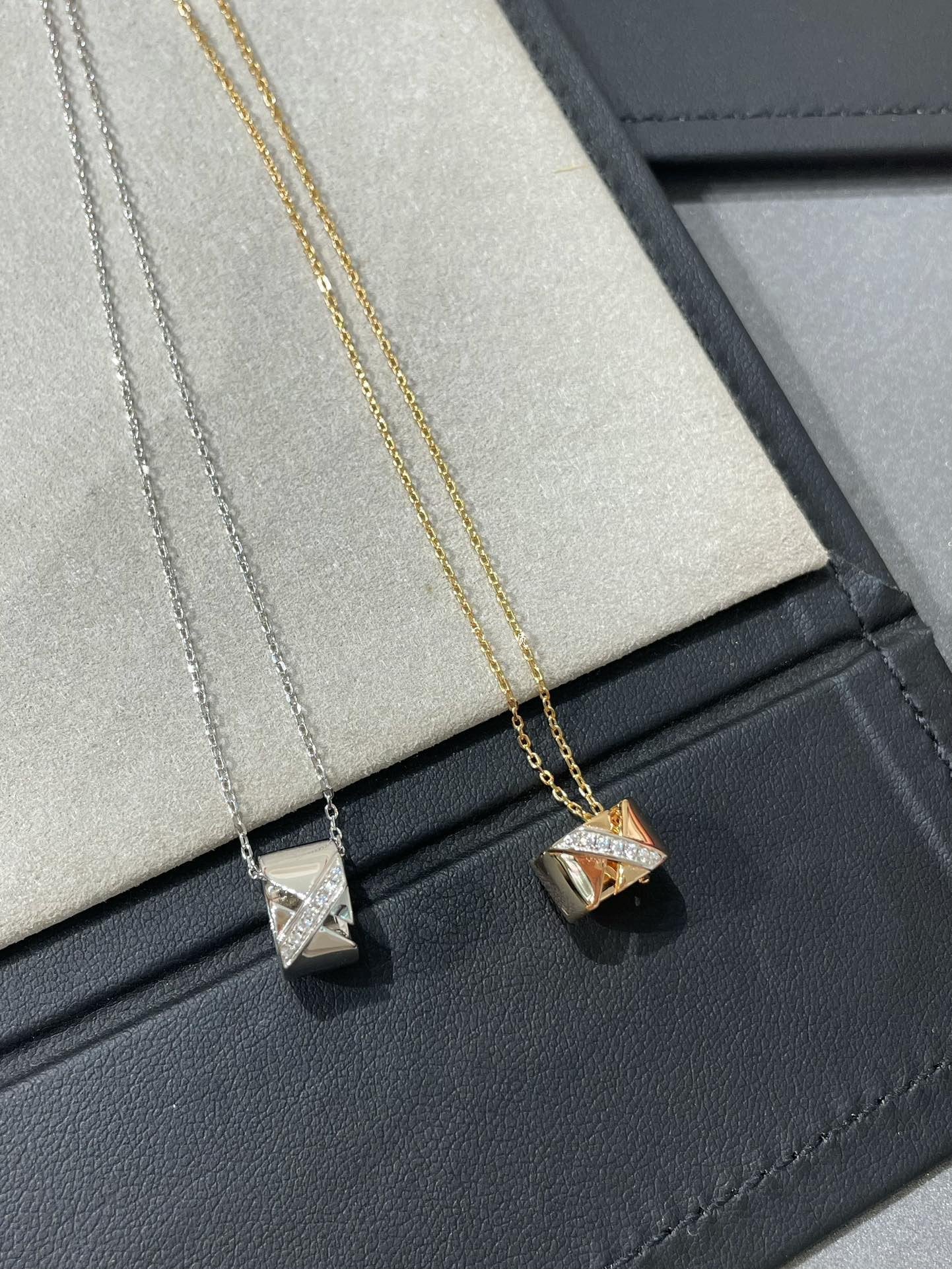 [Echo Fine ]LIENS EVIDENCE DIAMOND NECKLACE