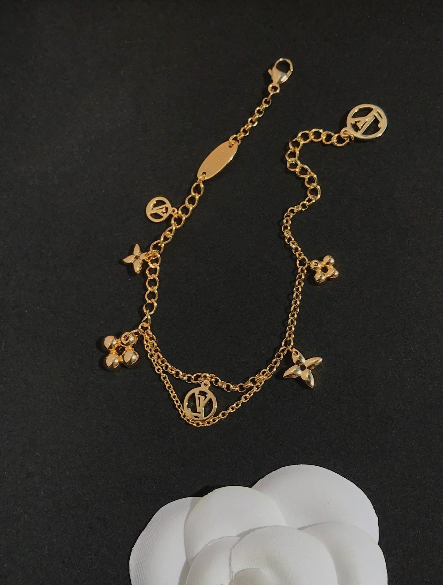 [Echo Fine ]BLOOMING PINK GOLD MOP BRACELET