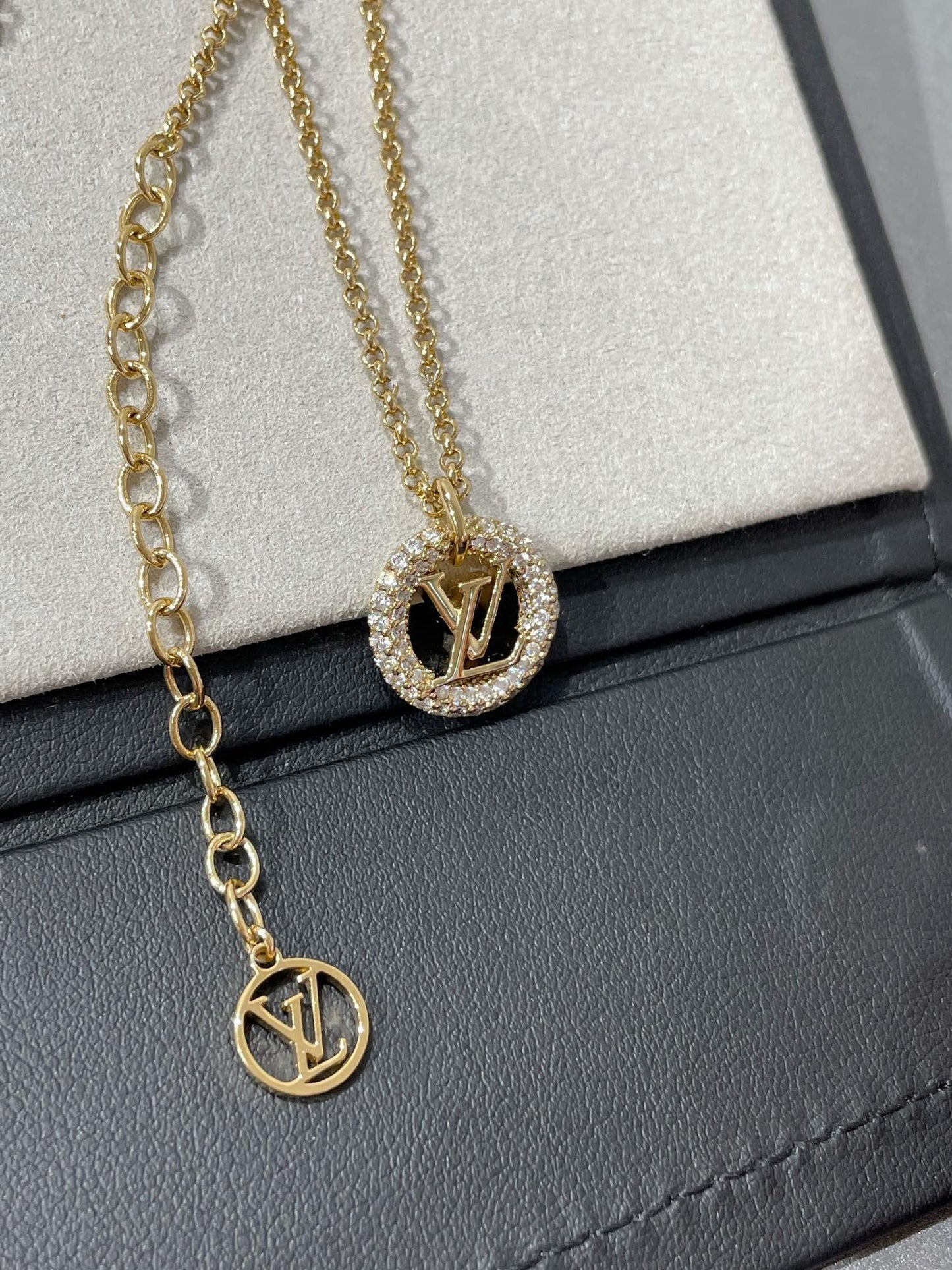 [Echo Fine ]BY NIGHT DIAMOND PAVED NECKLACE